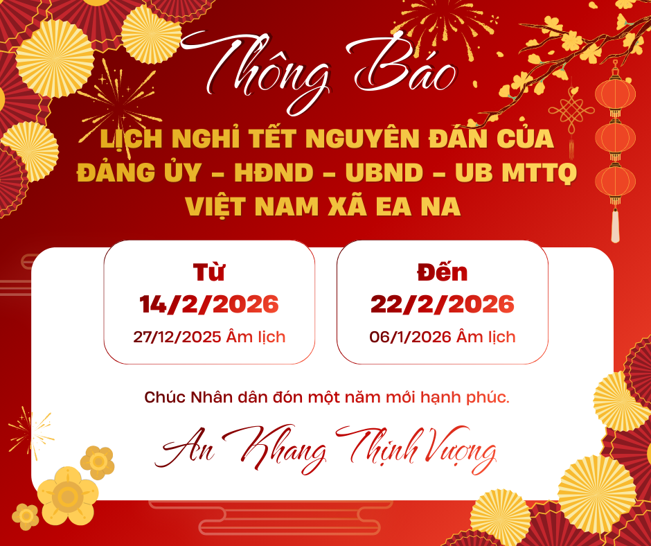 Đỏ và Vàng Lễ Hội Hiện Đại Tết Nguyên Đán Bài Đăng Facebook